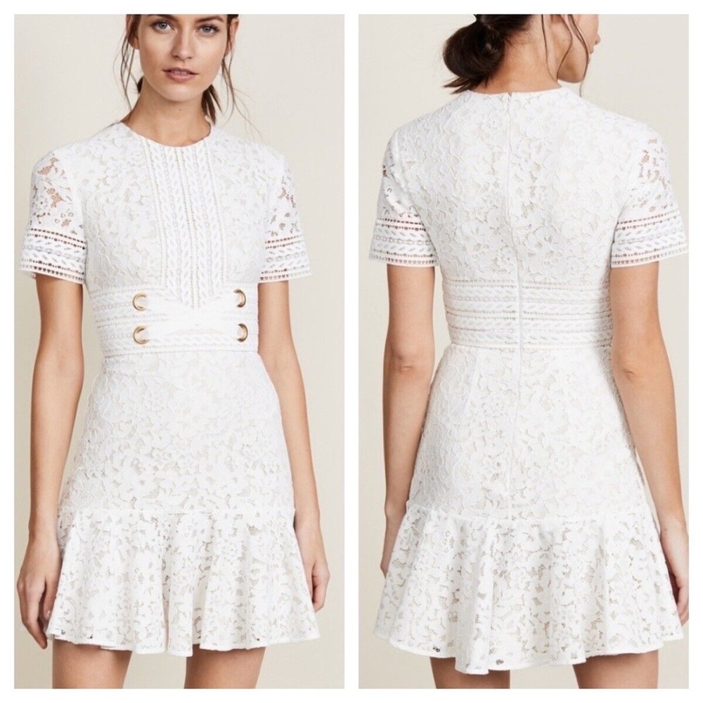Lover the Label white lace dress size 8 US
